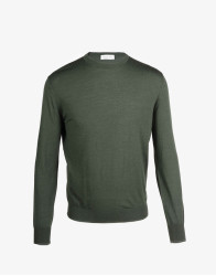 Castello d'Oro Green Round Neck Jumper  thumbnail